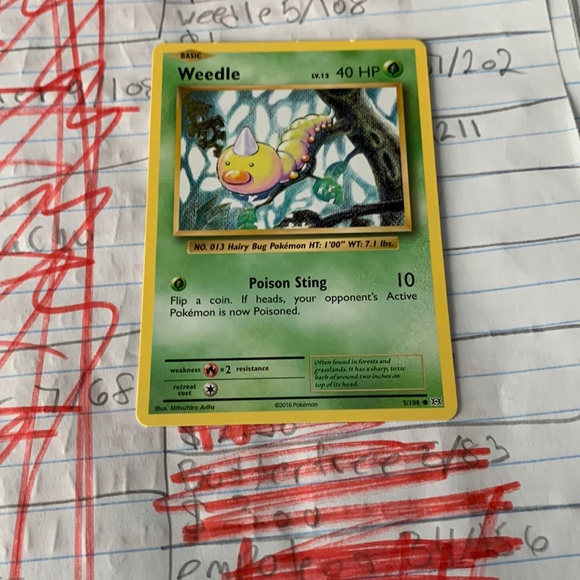 Weedle 5/108 - Picture 1 of 1